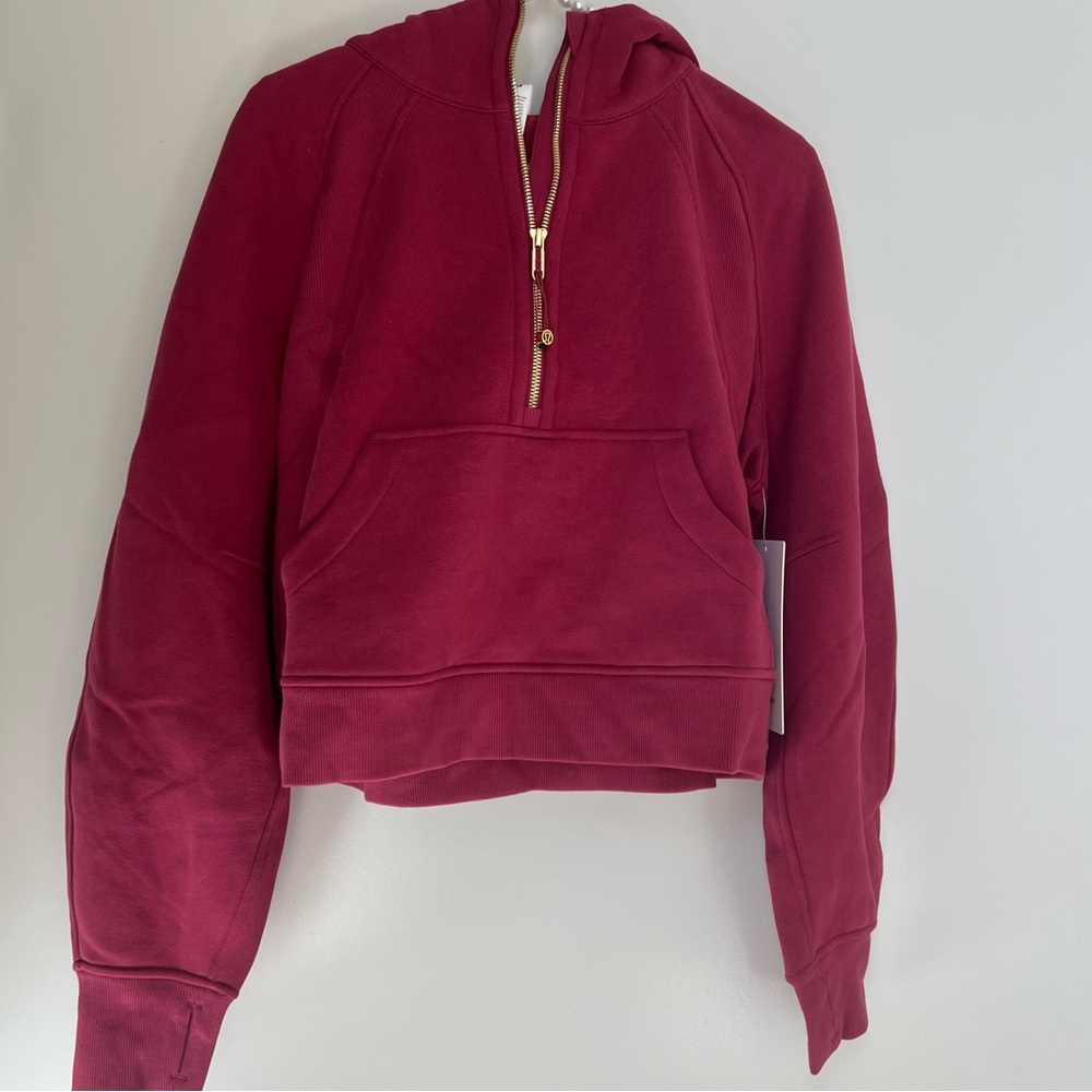 NWT! Lululemon Oversized Half Zip Hoodie Gold Hardware XS/SM - Picture 4 of 5